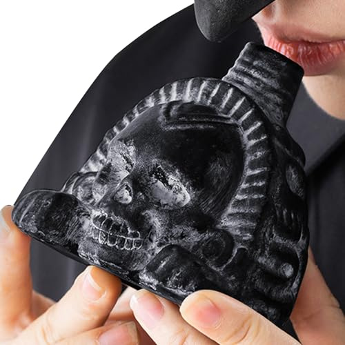 Skelettkopfspielzeug - 9 cm realistisch klingender Schädel-Modell, Horror