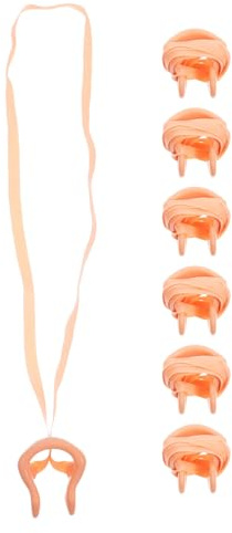POPETPOP Pince-Nez de Natation en Silicone 7pcs avec Cordon | Boîte Compacte de Rangement, Usage Natation et Entraînement, Design Antidérapant