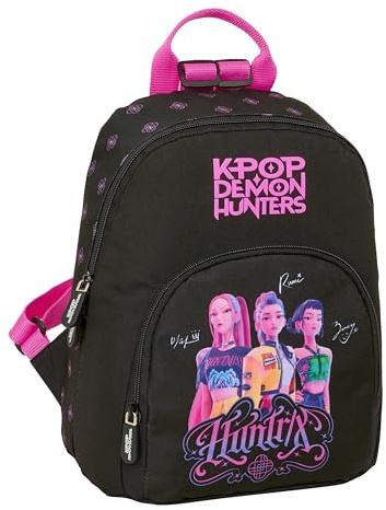 K-POP Demon Hunters Mini-Rucksack für den täglichen Gebrauch, ideal für Kinder verschiedener Altersgruppen, bequem und vielseitig, Qualität und Widerstandsfähigkeit, 25 x 13 x 30 cm