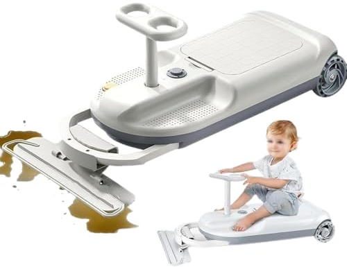 Children's Ride-On Floor Cleaner Toy with Adjustable Speed for Interactive Play and Cleaning Fun