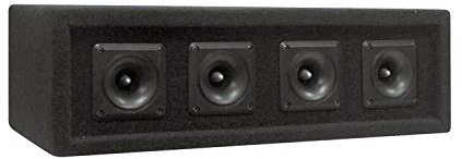 Pyle-Pro 4 Way DJ Speaker System, 300 Watt Power, 150 RMS, Four 3 Inch Horn Piezo Tweeters, 8 Ohm Impedance, Full Range Audio Reproduction, Black Carpeted Finish