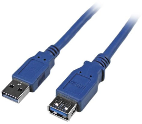 StarTech.com 6 ft SuperSpeed USB 3.0 Extension Cable A to A - M/F - 2m USB 3 Extension Cable (USB3SEXTAA6) Blue