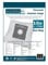 Lot de 10 sacs d'aspirateur pour Tornado Bolido 1500 - 1800