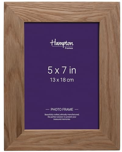 Hampton Frames New England Massivholz 5x7 Zoll 13x18 cm Sieb-Fotorahmen mit einem 3,2 cm Breiten Profil 464857WO