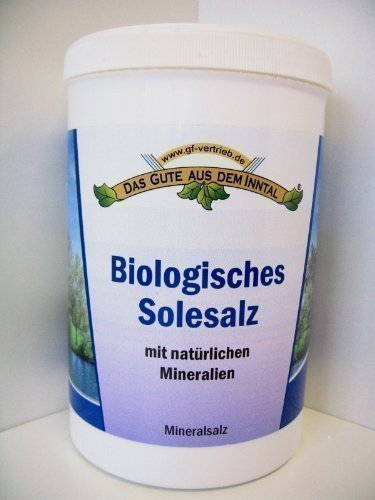 Biologisches Sole Badesalz natur 1000 g - IN