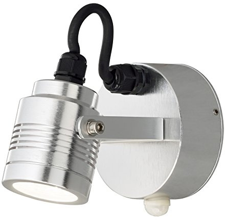 Gnosjö Konstsmide Außenleuchte, Monza Sensor, aluminium, 9,5 x 14 x 10,5 cm, 3 ml, 7941-310