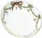 Royal Copenhagen Star Fluted/Xmas Schälchen auf Fuß, Porzellan, Mehrfarbig, 18cm