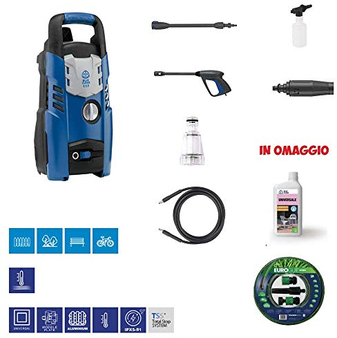 Idropulitrice Acqua Fredda Pompa A 3 Pistoni Assiali Comandati Dal Piattello Oscillante E Testa In Alluminio.