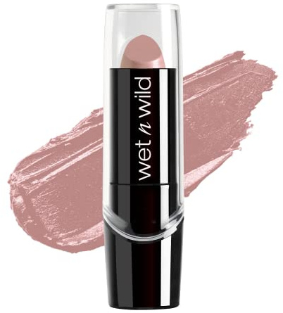 wet n wild Silk Finish Lipstick, Hydrating Rich Buildable Lip Color, Formulated with Vitamins A,E, & Macadamia for Ultimate Hydration, Cruelty-Free & Vegan - A Short Affair