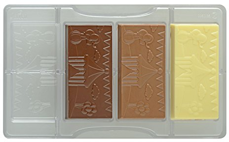 DECORA 0050135 PRALINENFORM TÄFELCHEN MIT ZIRKUSMOTIV