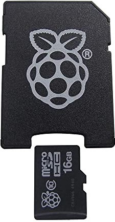 Raspberry carte mémoire microSDHC 16 Go avec NOOBS avec système d'exploitation pré-chargé pour Raspberry Pi (toutes versions)