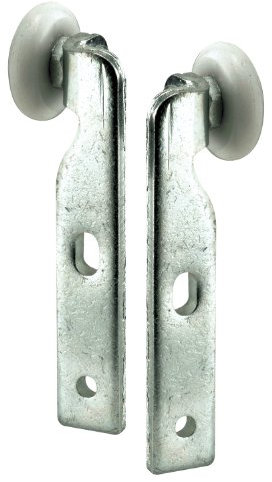 Prime-Line Products N 6519 Closet Door Roller, 1 Left 1 Right, 7/8-Inch Nylon Ball Bearing Wheel