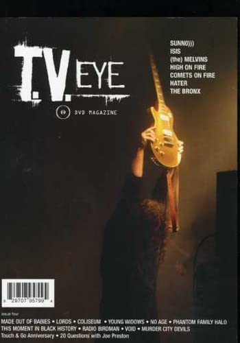 T.V. EYE MAGAZINE ISSUE #4 DVD/MAGAZINE