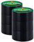 Duck Tape Gewebe-Klebeband, einfarbig, Schwarz, 48 mm x 18,2 m, 6 Stück