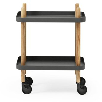 Normann Copenhagen Block Serviertisch Dunkelgrau 64 x 50 x 35 cm