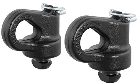 CURT 60691 OEM Pucksystem Schwanenhalssicherheitsketten Anker, 30K, passend für Select Silverado, Sierra 2500, 3500 HD, F-250, F-350, Nissan Titan XD