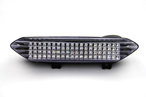 aVDB-moto LED-Bremslicht mit integriertem Blinker kompatibel mit Yamaha YZF R1 2002/2003, Quad YFM Raptor 700 (klar)