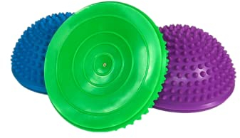 ATC Handels GmbH Balance Igelrücken 6er Set Ø 16cm Noppenball Massageball Halbkugel zur Steigerung der Balance/Koordination