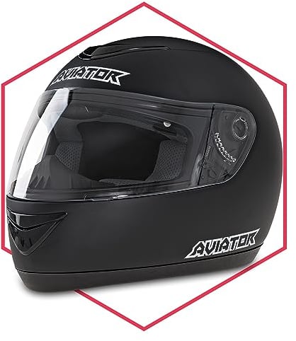 Integralhelm Mit Sonnenblende Schwarz Matt 63-64 Helm Motorradhelm Klapphelm