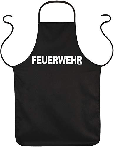 Mega-Shirt Motiv Feuerwehr freiwillige Feuerwehr Schürze Feuerwehr Feuerwehrmann Sprüche Schürze für die Feuerwehr