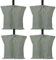 ABCCANOPY Baldachin-Gewichte 50,8 kg Pavillon-Zelt-Sandsäcke, 4 Stück (grau)