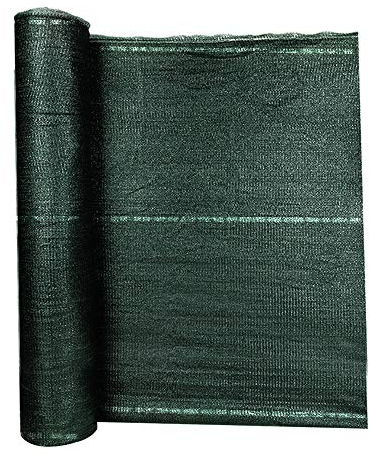 UISEBRT 1,2x10m Zaunblende Sichtschutz Tennisblende Grün HDPE 150 g/m² Sonnenschutz Windschutz mit Kabelbinder für Garten, Sportplatz, Maschendrahtzaun (1,2x10m, Grün)