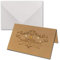 10 Sets Weihnachtskarten DIN B6 ÖKO-Doppelkarten mit hochwertiger Blind- und Folienprägung - Frohe Weihnachten und ein Gutes Neues Jahr - Inklusive Umschläge in Weiß - Format 17,0 x 11,5 cm B6