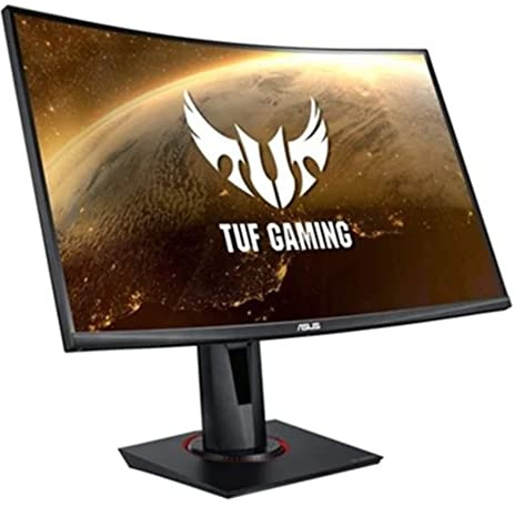 Asus TUF Gaming VG27VQ 27” Curved Gaming Monitor 165Hz Full HD (1920 X 1080) 1ms Elmb Eye Care DisplayPort HDMI Dual-Link DVI-D