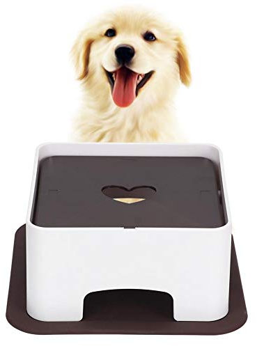 Adjustable Height Elevated Pet Feeding Stand for Cats and Dogs with Non-Slip Silicone Pad for Water and Food Bowls - Small Size