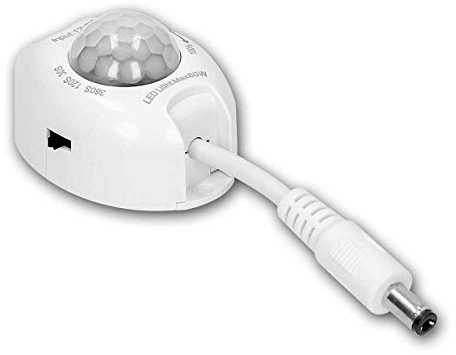 world-trading-net - Inline Bewegungsmelder 120° mit Dimmer für LED, Anschluss über Koaxialstecker 5,5/2,1mm