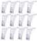 HAKOTOM 12Pcs Transparent Tischtuchklammern Kunststoff Tischdeckenklammer Klar Tischklammern Plastik Tischdeckenhalter Garten Tischtuchhalter Restaurant Tischdecke Clips für Tisch Party Picknick