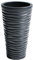 URBNLIVING New Large Side Tall Sand Effect Flower Plant Pot Indoor Outdoor Garden Patio Planters (Dark Grey, 1)