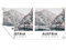 MuchoWow Outdoor-Poster Poster Wanddeko draußen Deko Garten Gartenposter 160x80 cm Österreich - Alpen - Wasser - Berg