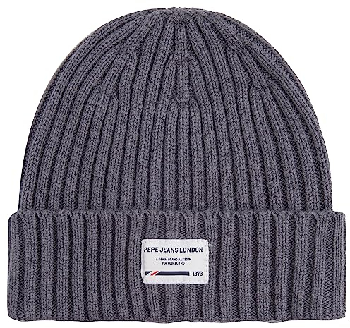Pepe Jeans Jungen Johnny Beanie Cap, Grey (Thunder), L