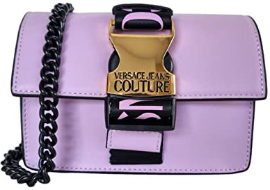 VERSACE borsa pochette a mano + tracolla da donna 73VA4BS2 lilla