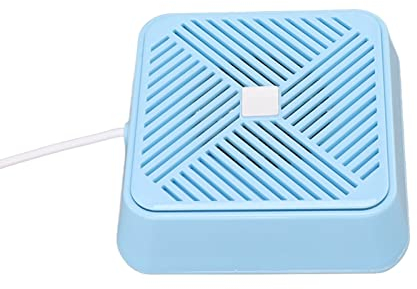 Asixxsix Mini Ultrasonic Dishwasher, 45000 PRM USB Powered Electrolysis Bowl Dishwasher, Portable Dish Washing Machine Cleaner for Home Kitchen Sink (Blue)
