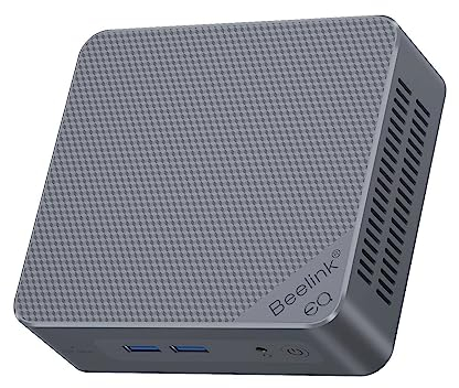 Beelink EQ14 Mini PC, Intel Twin Lake Processor N150 (4C/4T, up to 3.6GHz), 16G DDR4 500G PCIe SSD Mini Computer, Dual 2.5G LAN/25W TDP/WiFi 6/BT5.2/Dual Display Play