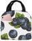 Food Tote Blueberry Isolierte Kühltasche Mehrzweck-Tragetasche Weiche Bento-Tasche für Erwachsene, Arbeit, Camping