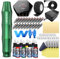 Wormhole Tattoo Maschine Set Tattoo Set Rotary Tattoo Maschine Set Netzteil 20 Tattoo Nnadeln 8 Tattoo Tinte 40 Tattoo Tintenkappen Tattoo Maschine WTK106