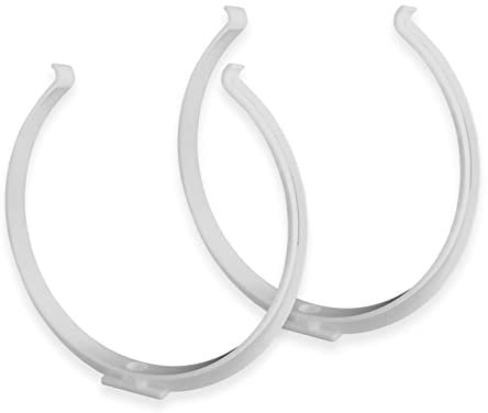 150mm / 6 inch Pipe Clamp - Round Ducting Fixing Clip - Support Bracket for Duct - Pack of 2 PVC Clamps