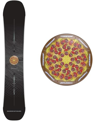 Stompgrip Premium Snowboard Stomp Pad | Pizza | Vice Collection | 3D-Aufkleber | Bedruckt