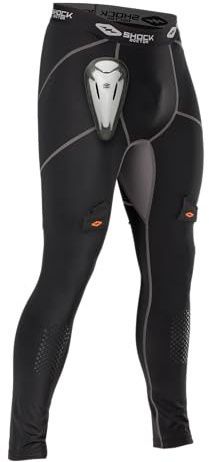 Shock Doctor Boy's Compression Hockey Pant w/Protective Cup, Youth, Multi