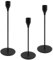 UKOFEW Kerzenständer Schwarz,3 Stück Metall Kerzenhalter,33/28/23cm Hochzeit Kerze Stand,Stabkerzenhalter für Abendessen Bei Kerzenlicht, Wohnkultur, Hochzeit, Schrankdekoration