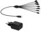 EgoGear - SCH7 - Câble de charge 7 en 1 avec chargeur rapide Euro USB pour consoles, manettes, mobile et tablettes