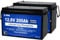 DCHOUSE Batterie LiFePO4 12 V 200 Ah avec plus de 4000 cycles de profondeur et protection de la température profonde BMS, batterie au lithium 2560 Wh pour camping-cars, systèmes solaires, bateaux à