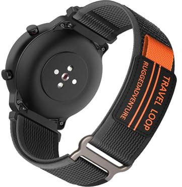 Nailon Correa para Coros Pace 3 Correa, Suave Elástico Trenzado Nylon Banda con Ajustables Transpirable Resistente Deportivas Pulsera Compatible con Coros Pace 3 Correa para Hombre y Mujer (9)