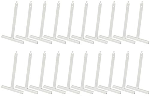 EPLZON 20 Pièces Maxi Ressorts de Suspension pour volet Roulant Fixation pour volet Roulant Ressorts de Suspension Pour Volet Roulant électrique et manuel(150x190mm,Blanc)