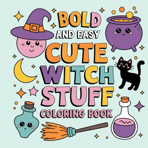 Witch Stuff - Malbuch für Kinder ab 4 Jahren