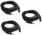 Artibetter 3pcs Comprehensive Compatibility Stereo Audio Extension Cable Aux Cable for Smartphones Tablets Headphones