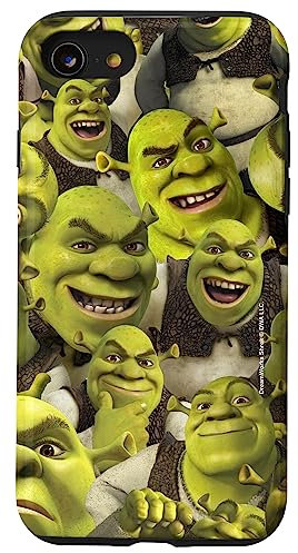 Shrek Cool Epic All Shrek Faces Collage Logo Case for iPhone SE (2020) / 7 / 8